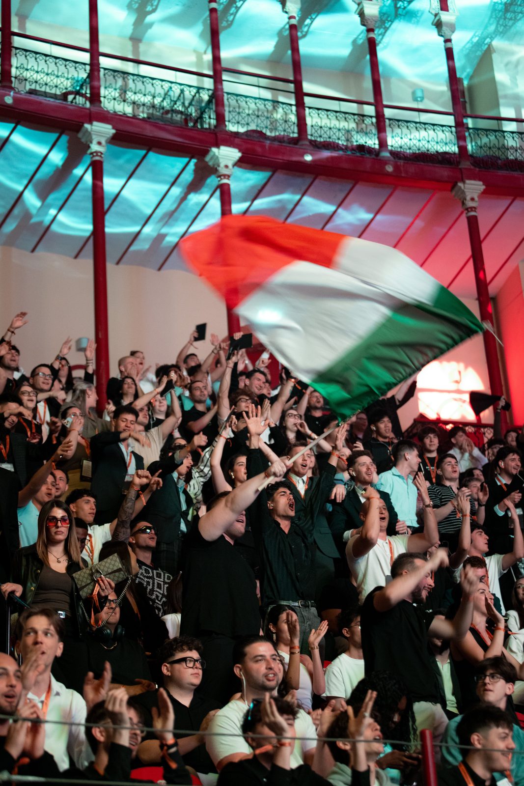 Pubblico a un evento live